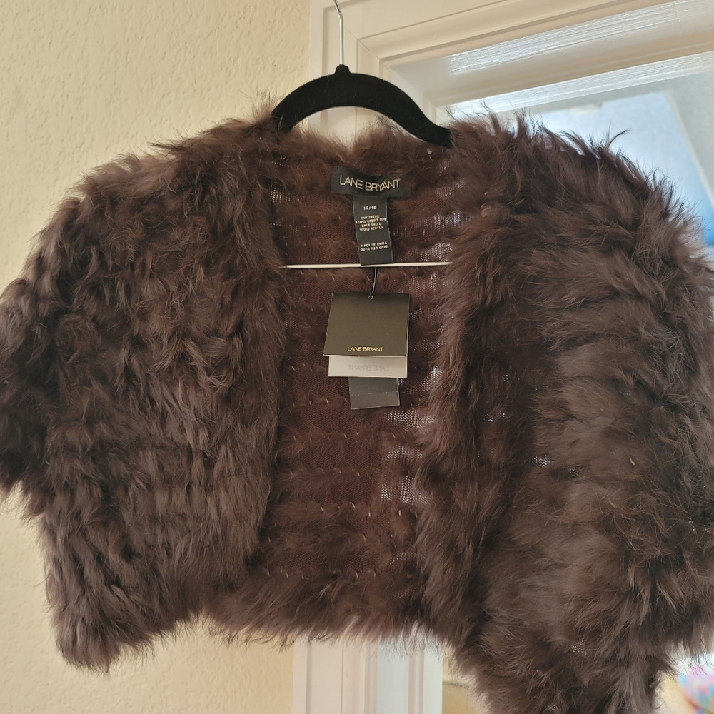 Rabbit Fur Shell/ Cover Up